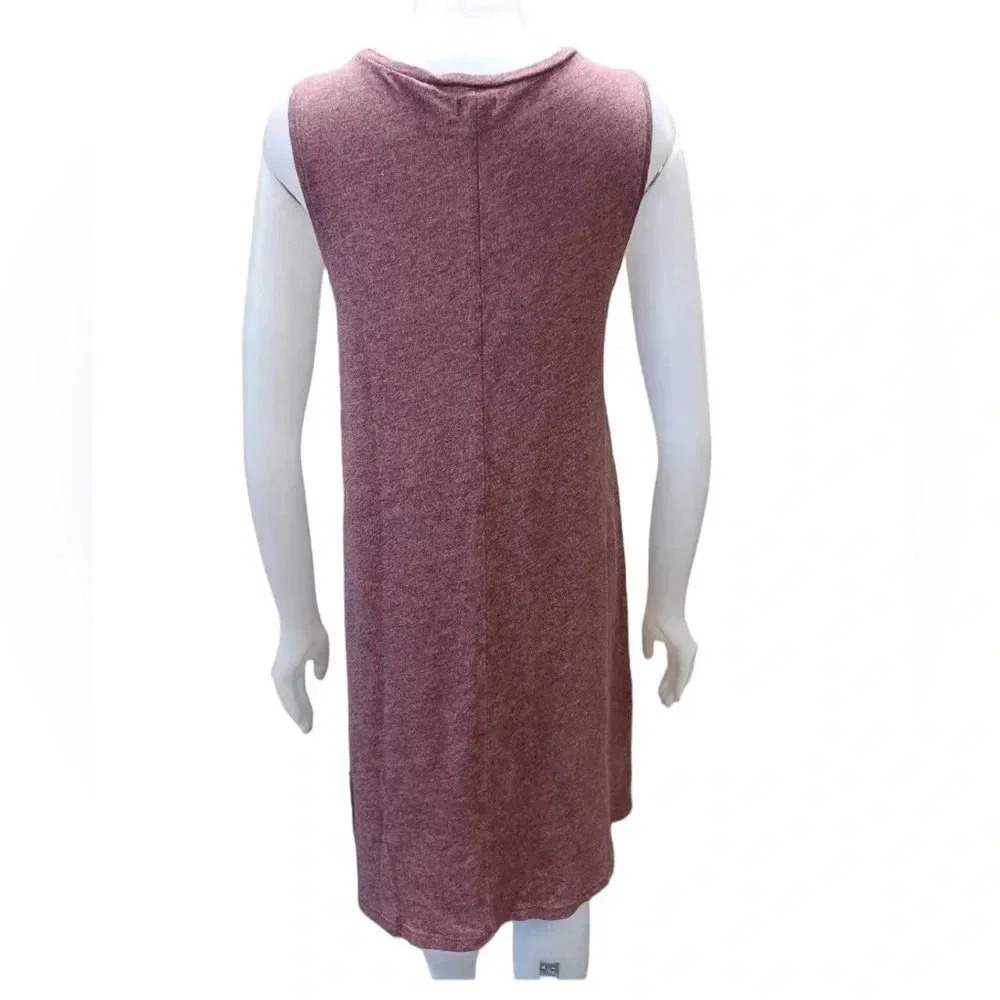 Roots Tank Dress Plum Size Medium Midi - Picture 2 of 9